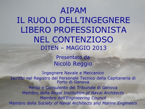 IL RUOLO DELL’INGEGNERE LIBERO PROFESSIONISTA NEL CONTENZIOSO