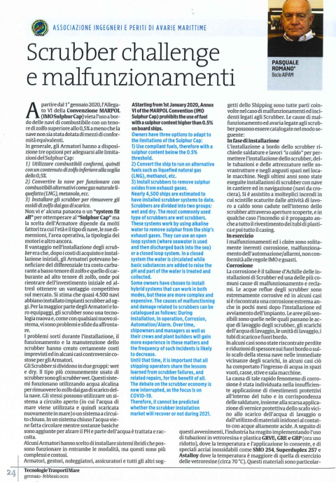 Scrubber challenge e malfunzionamenti