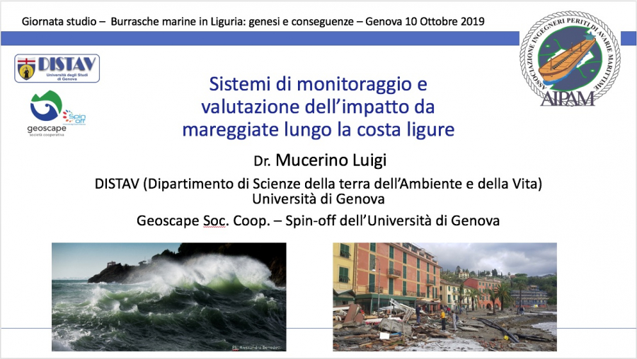 Sistemi di monitoraggio e valutazione dell’impatto da mareggiate lungo la costa ligure